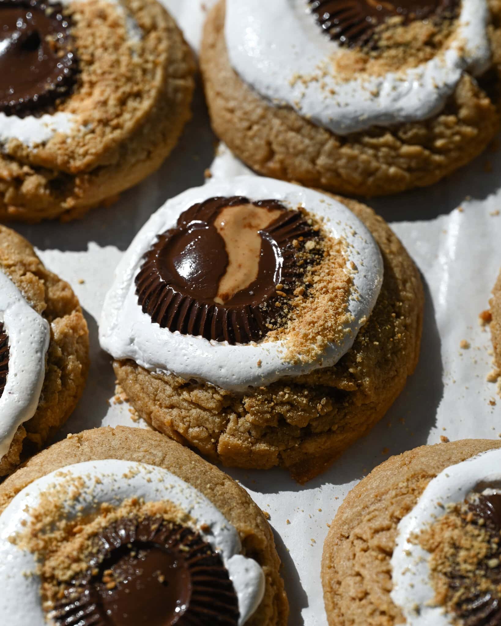 Peanut Butter S'mores Cookies | Buttermilk by Sam