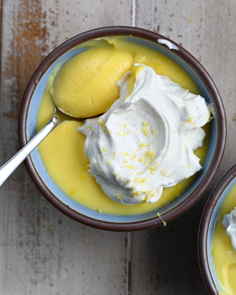homemade lemon pudding
