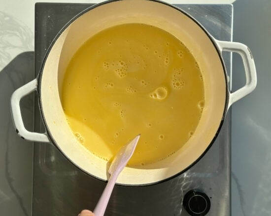 homemade lemon pudding