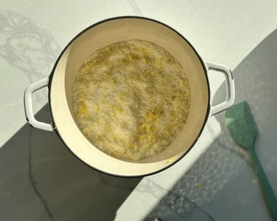 homemade lemon pudding